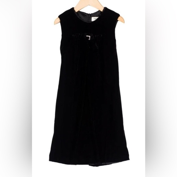 Helena Girl’s Velvet Embellished Dress 4T - Picture 5 of 11